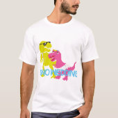 t-shirt marié dinosaure (Devant)