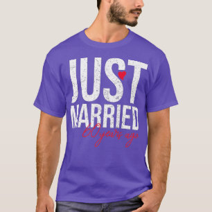 T-shirt Marié il y a 60 ans il y a 60e anniversaire de Mar