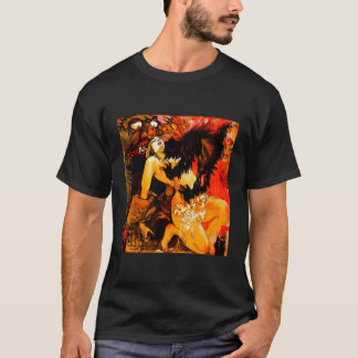 T-shirt Marié Par Satan Halloween Monster Horror Film