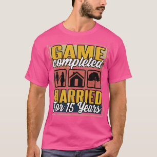 T-shirt Marié pendant 15 ans I 15e Mariage