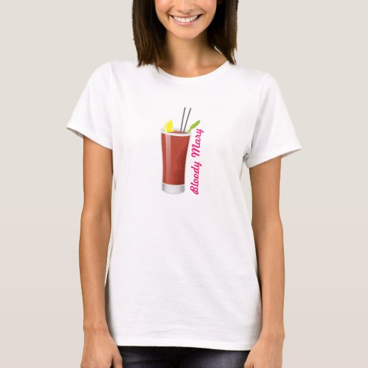 T-shirt Marie sanglante (Devant)