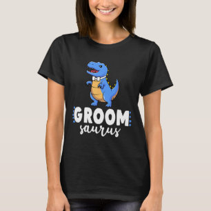 T-shirt Marié Saurus Dinosaure Fiançailles Mariage Couples