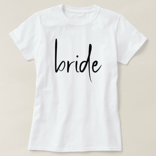T-shirt mariée (Design devant)