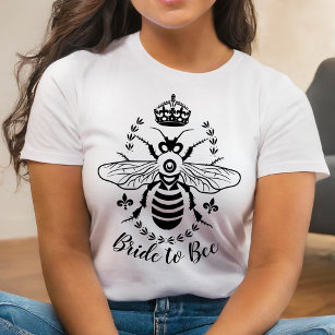 T-shirt Mariée à Bee Honeybee Mariage de la Couronne   Per