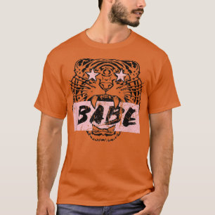 T-shirt Mariée Bébé Tigre Rétro Demoiselle d'Honneur Enter