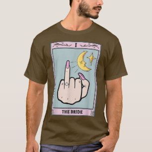 T-shirt Mariée Carte Tarot Drôle Enterrement de Vie de Jeu