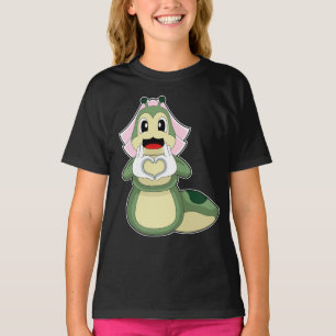 T-shirt Mariée Chenille Cœur Mariage