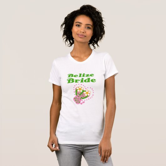 T-shirt Mariée de Belize (Devant entier)