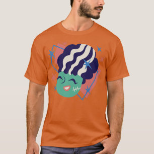 T-shirt Mariée de Frankenstein de dessin animé de milieu d