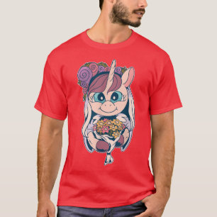 T-shirt Mariée de la licorne 517