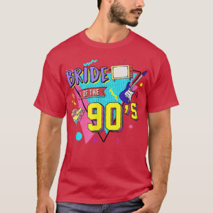 T-shirt Mariée des années 90 Thème rétro 90 Bachelorette T