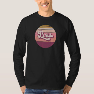 T-shirt Mariée Enterrement de vie de jeune fille Retro Vin