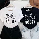 T-shirt Mariée et Boujee Bachelorette<br><div class="desc">Mariée et Boujee Bachelorette Party Mariée Tee</div>