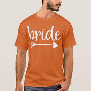T-shirt Mariée Flèche Mignonne Drôle de Mariage et Enterre