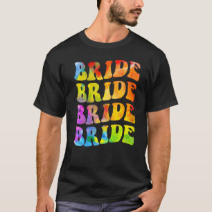 T-shirt Mariée, je fais l'équipage Tie Dye Enterrement de