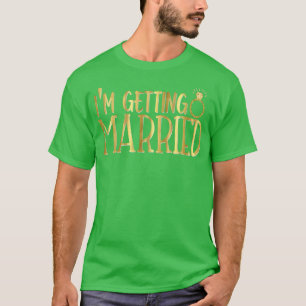 T-shirt Mariée Je me marie Enterrement de vie de jeune fil