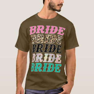 T-shirt Mariée Léopard Rodéo Cowgirls Enterrement de Vie d