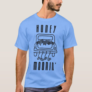 T-shirt Mariée Lune de Miel Vintage Rétro V