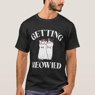 T-shirt Mariée Meowied