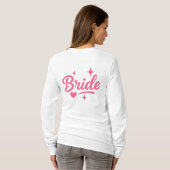 T-shirt Mariée Néon Rose (Dos entier)