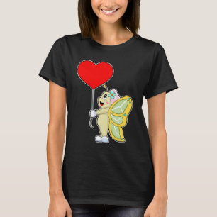 T-shirt Mariée Papillon Cœur Mariage