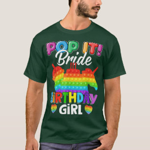 T-shirt Mariée Pop It Fête d'anniversaire Fidget Enfant Co