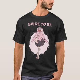 T-shirt Mariée Pour Être Bird Bouquet Mariage Hen Party