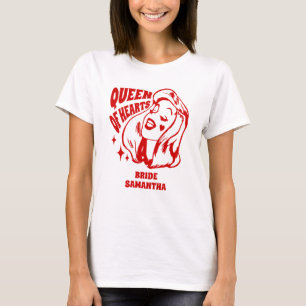 T-shirt Mariée Reine des Cœurs