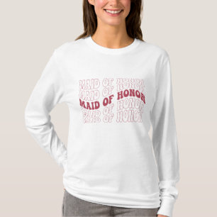 T-shirt Mariée Rétro Demoiselle d'Honneur