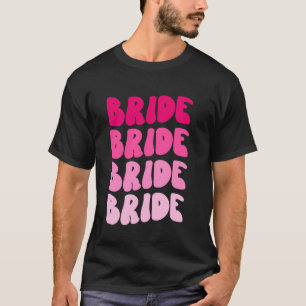 T-shirt Mariée Rétro Mariage Party de Fille d'Honneur Futu
