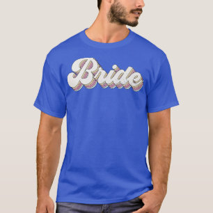 T-shirt Mariée Rétro Mignonne Demoiselle d'Honneur Enterre