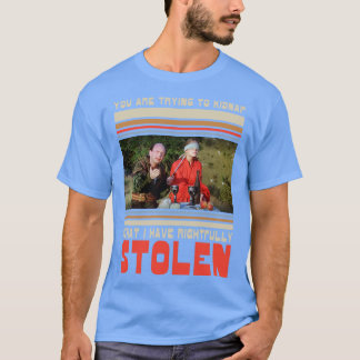 T-shirt Mariée Vous essayez de kidnapper ce que j'ai droit