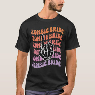 T-shirt Mariée Zombie Jusqu'à Ce Que La Mort Nous Sépare E