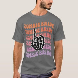 T-shirt Mariée Zombie Jusqu'à Ce Que La Mort Nous Sépare E