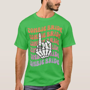 T-shirt Mariée Zombie Jusqu'à Ce Que La Mort Nous Sépare E