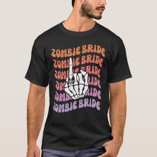 T-shirt Mariée Zombie Jusqu'à Ce Que La Mort Nous Sépare E