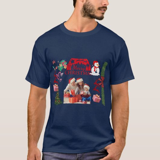 T-shirt marier Noël (Devant)