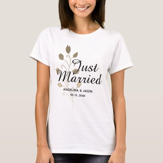 T-shirt Mariés à jamais (Devant)