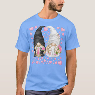 T-shirt Mariés Avec Monsieur à Motif de Coeur Mignon