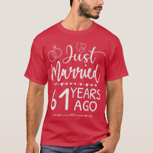 T-shirt Mariés depuis 61 ans Célébration de leur 61e anniv