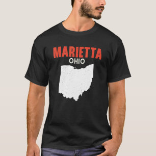 T-shirt Marietta Ohio USA État Amérique Voyage Ohioan