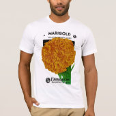 T-shirt Marigold Vintage Seed Packet (Devant)
