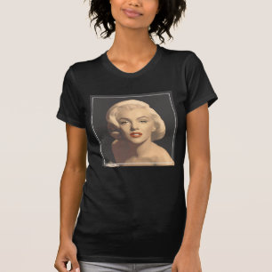 T-shirt Marilyn grise graphique