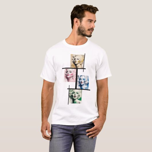 T-shirt marilyn ink 4/4 all in one (Devant entier)