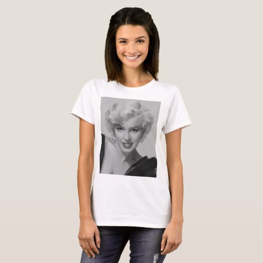 T-shirt Marilyn le regard (Devant entier)