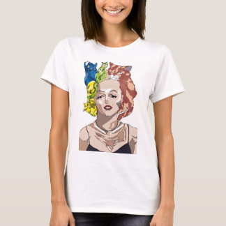 T-shirt Marilyn Monroe Cat Colorful