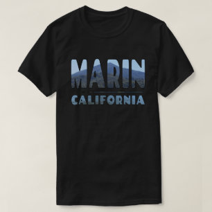 T-shirt Marin California Mt Tamalapis en lettres