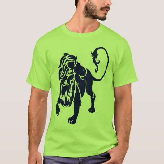 T-shirt MARINE de lion (Devant)