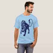 T-shirt MARINE de lion (Devant entier)