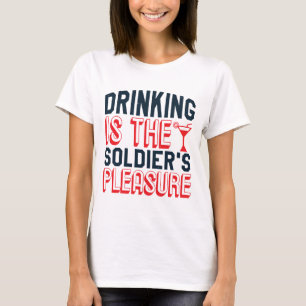 T-shirt Marine des États-Unis - Marine américaine Boire la